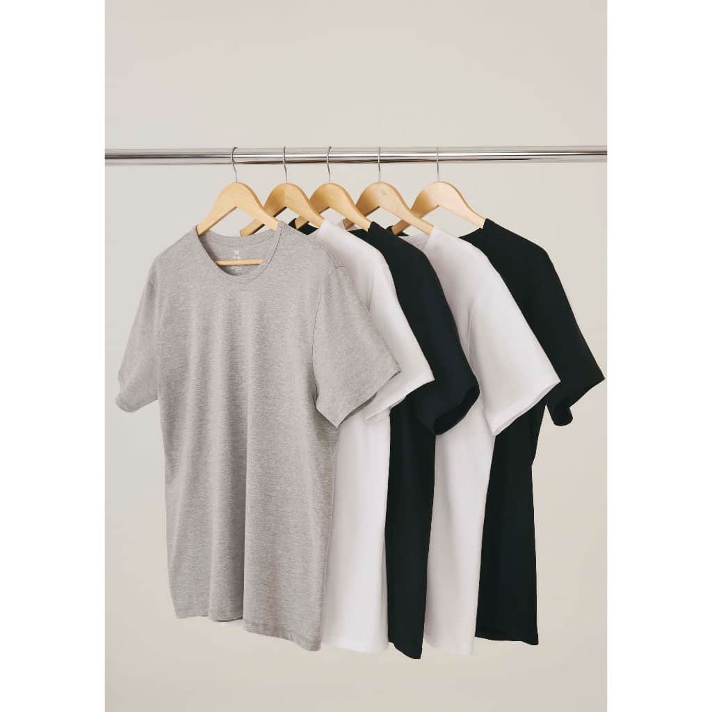 Kit Com 5 Camisetas Masculinas Básicas Slim Hering