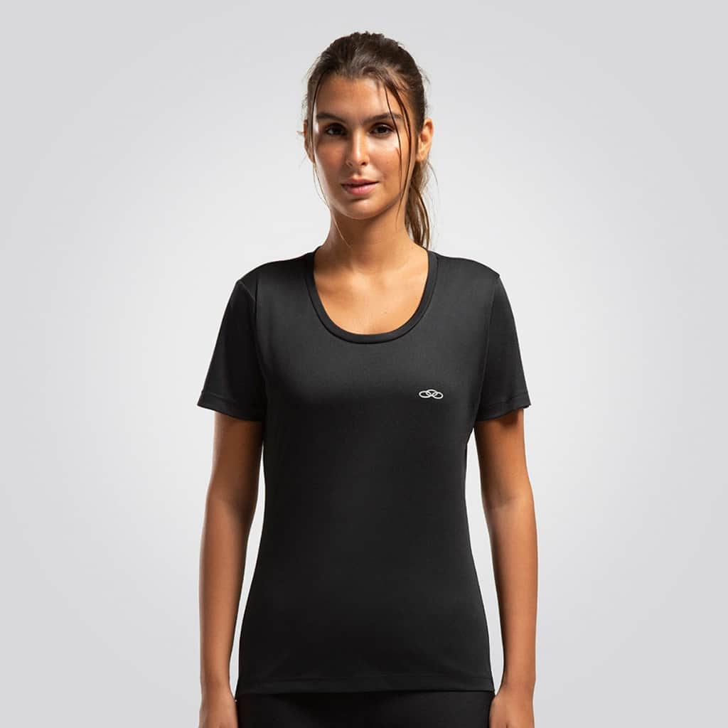 Camiseta de Academia Feminina T-Shirt Essential Manga Curta - Olympikus