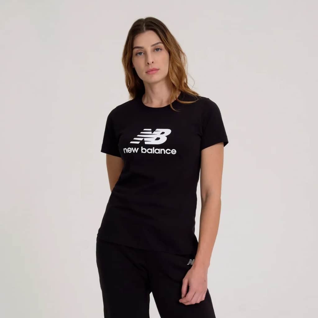 Camiseta New Balance Essentials Feminina Lançamento Original