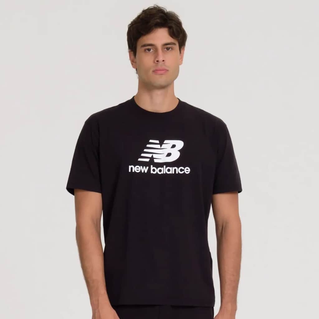 Camiseta Masculina New Balance Essentials Lançamento Original