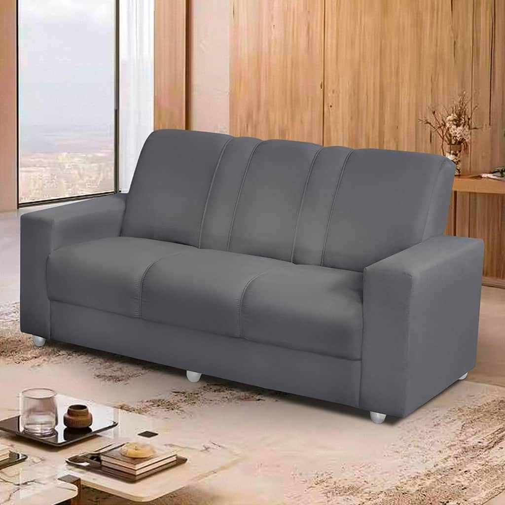 Sofá Roma 3 lugares Suede - Sofá Casa 188cm