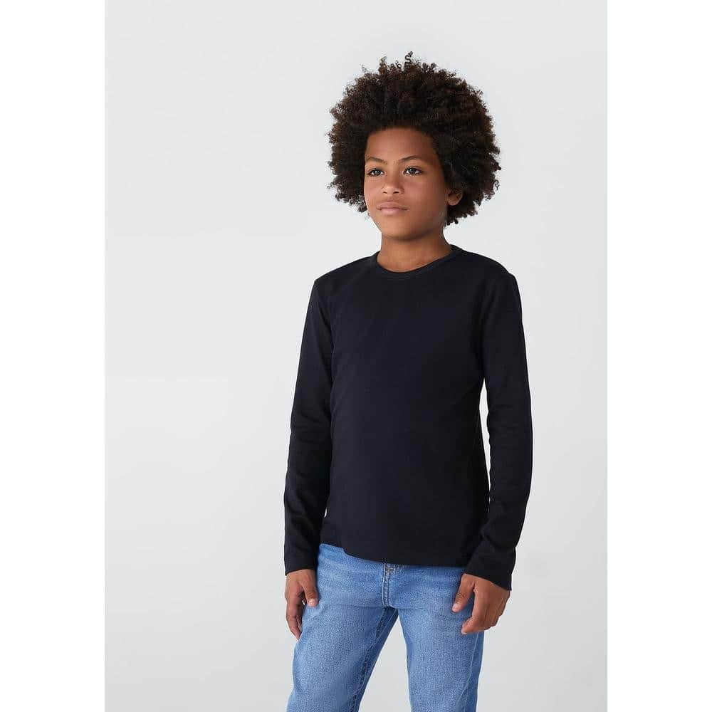 Camiseta Básica Infantil Unissex Manga Longa Hering Kids