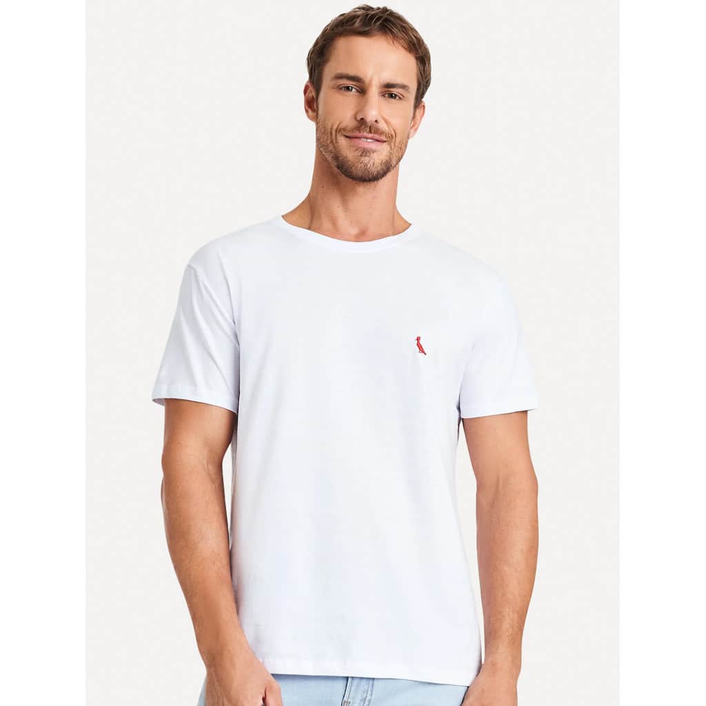 Camiseta Reserva Original Masculina Basic Red Woodpecker Branca