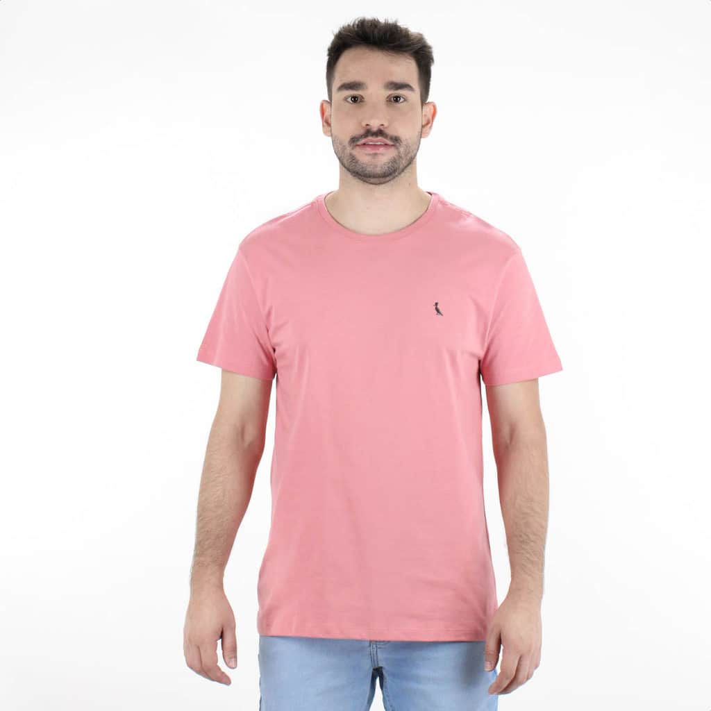 Camiseta Reserva Regular Careca Rosa - Masculino