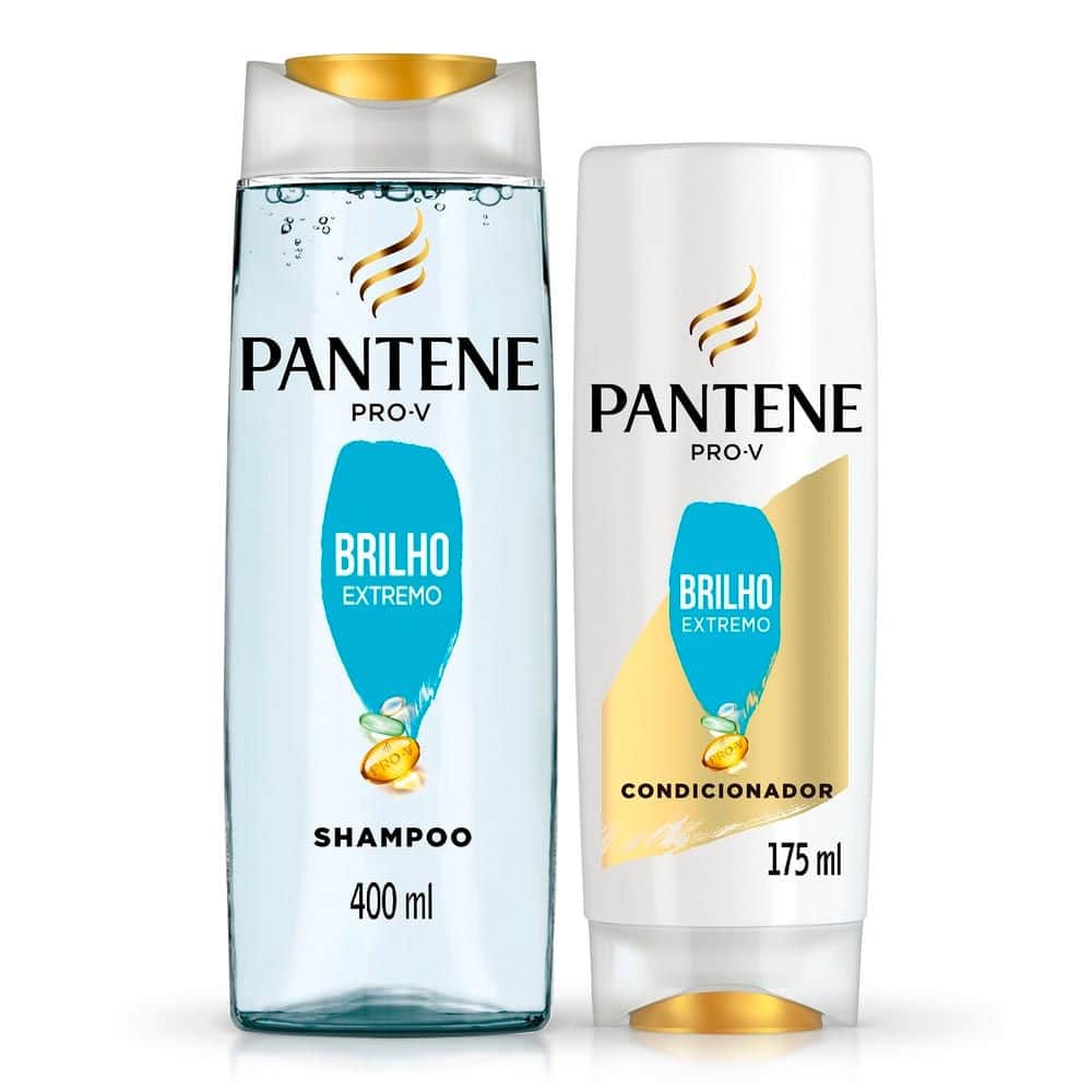 Shampoo Pantene Brilho Extremo 400ml + Condicionador 175ml