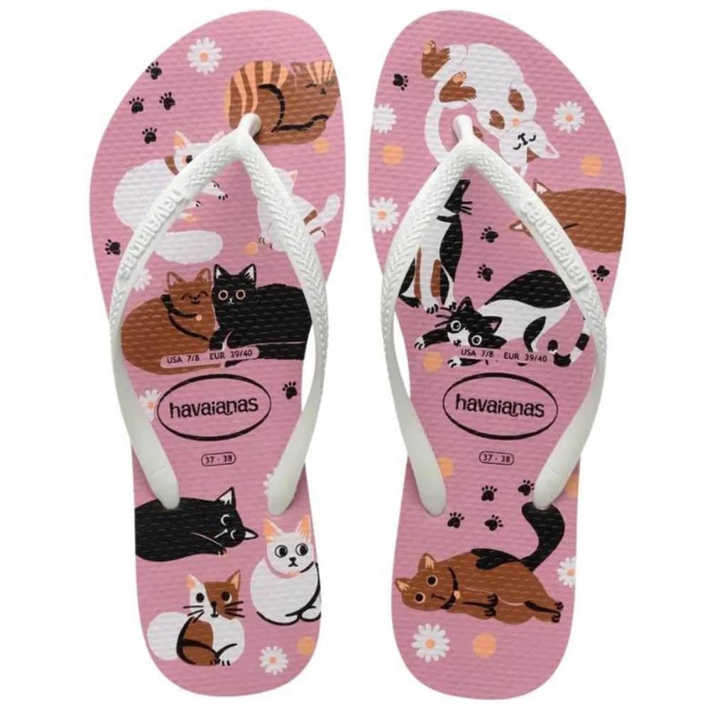 Chinelo Infantil Havaianas Slim Pets Menina - e