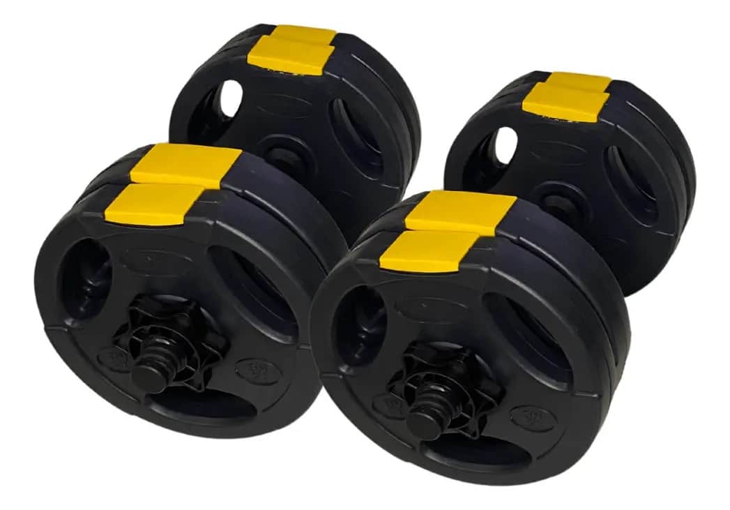 Kit Halteres Peso Musculação Ajustável Halter Até 10kg + E-book