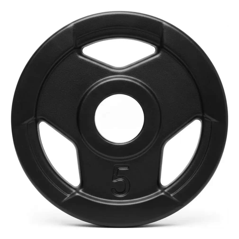 Anilha Sport Ferro Fundido 5kg Emborrachada Peso Profissional Treino Academia Musculação Alta Performance Fitness