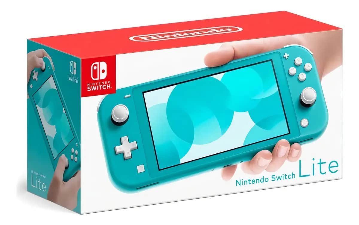 Porta de console Nintendo Switch Lite Turquesa Nintendo 32gb /vc