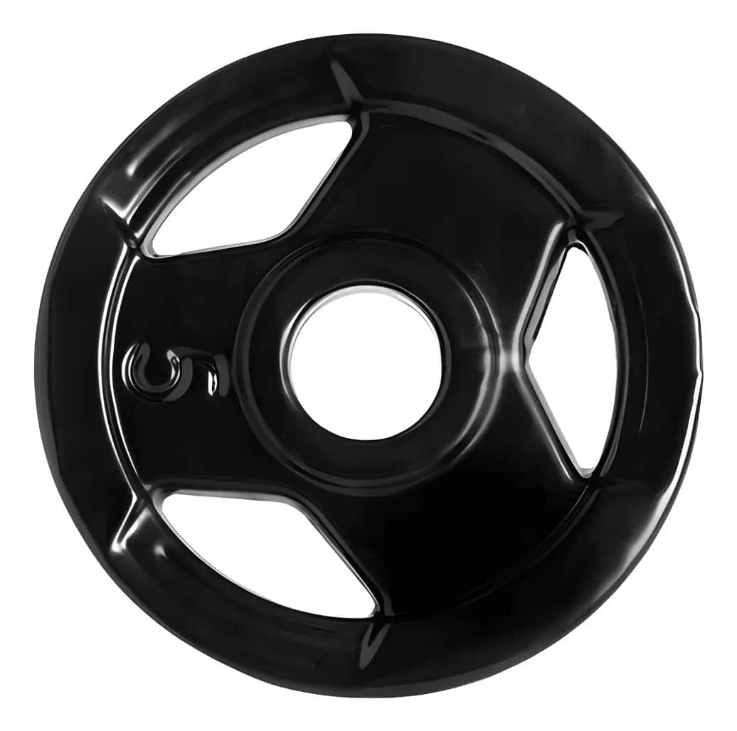 Anilha Sport 31mm Emborrachada 5kg Academia Fitness Treino