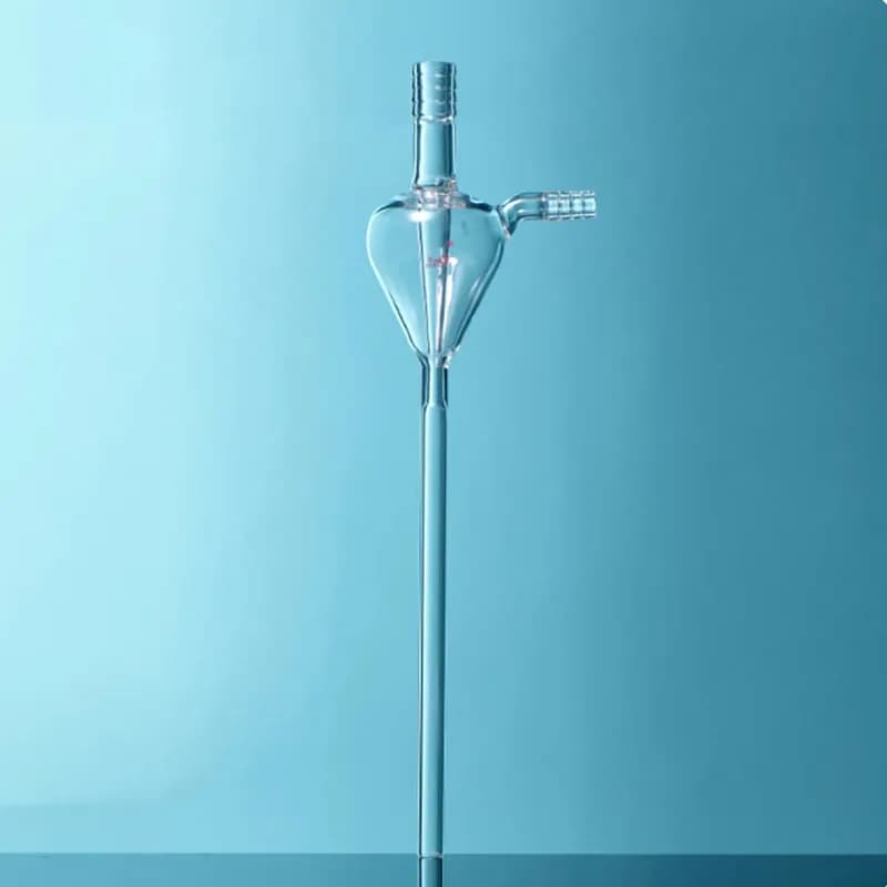 High borosilicate glass spherical suction tube cylindrical water mouse thickened air flow suction pump