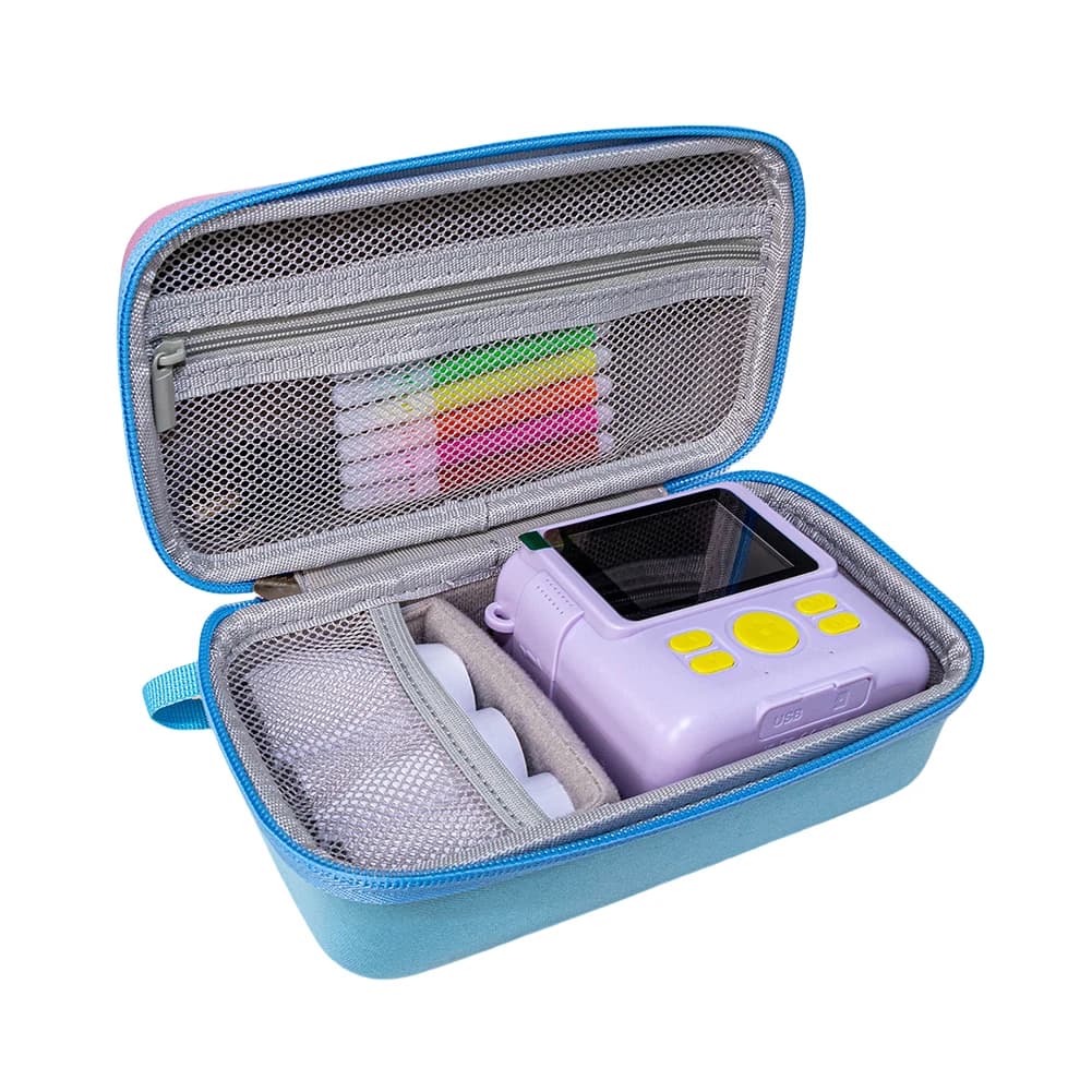 Kids Camera Case EVA Protective Travel Case Shockproof Carrying Bag Portable Storage Bag for Kid Cameras & Digital Video Camera