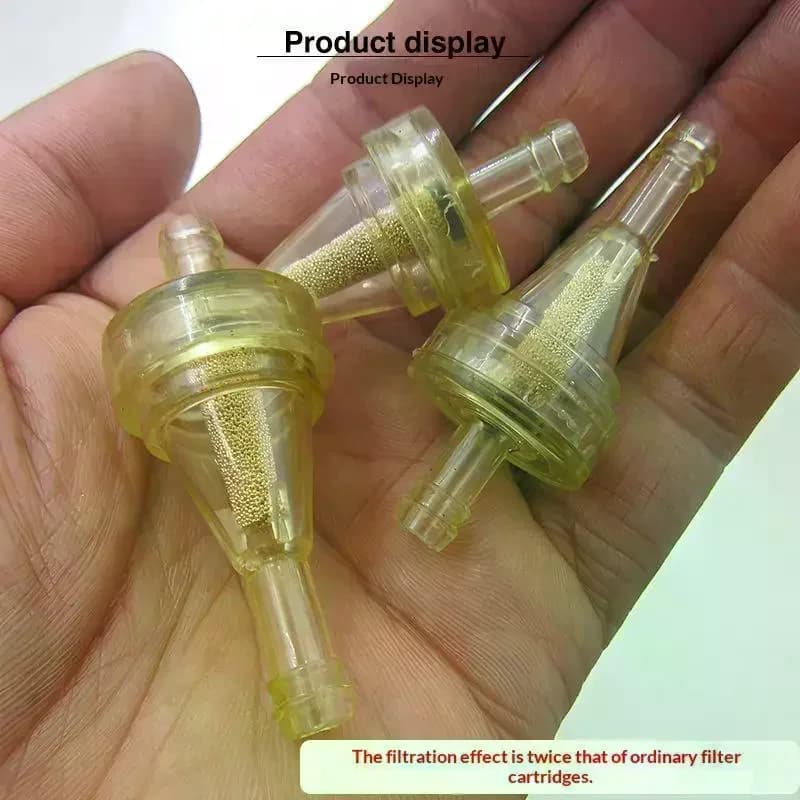 Small Engine Fuel Filter 1/4 Inline Fuel Filter For Gas Engine ATV Dirt Bike Motorcycle Go Kart UTV Snowmobile