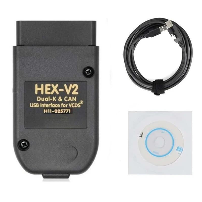 HEX V2 VAG VCDS 25.3 ATMEGA162 FT232 5053 Multilingual Automotive Detector