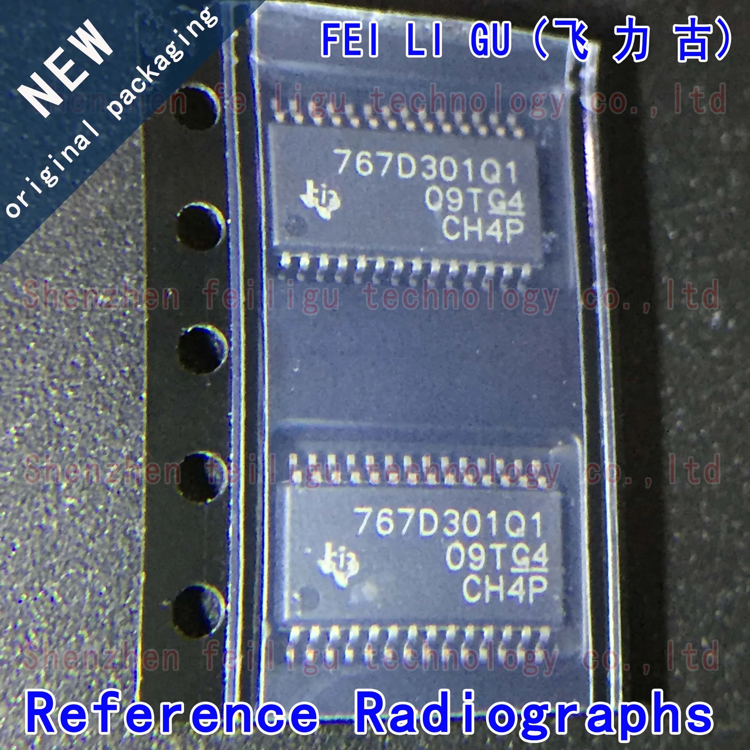 1~30PCS 100% New original TPS767D301QPWPRQ1 767D301Q1 package:HTSSOP28 automotive dual output low dropout regulator chip