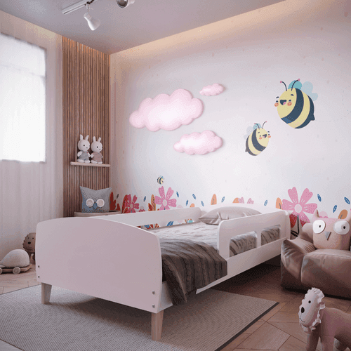 Cama Solteiro Jardim Com Protecao Montessoriana