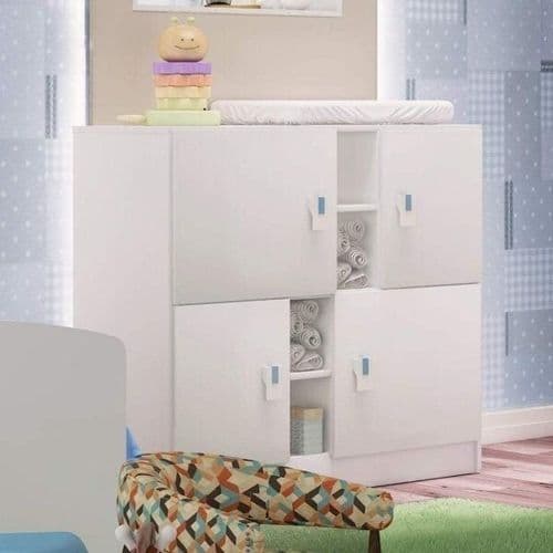 Cômoda de Bebê 4 Portas