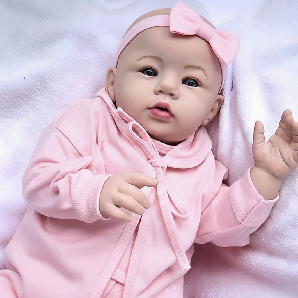 Boneca Bebê Reborn Abigail 48cm