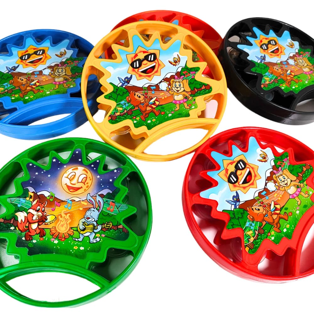 20 Pandeiro Brinquedo Infantil Musical Educativo Instrumento Lembrancinha Prenda Criança novo