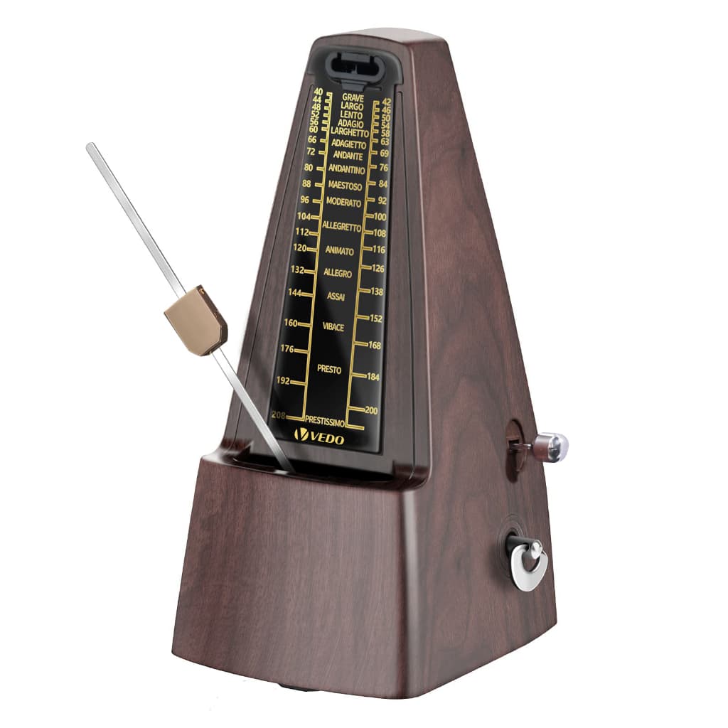 Metrônomos mecânicos para piano, violão, violino, baixo, bateria e outros instrumentos musicais, som alto, alta precisão