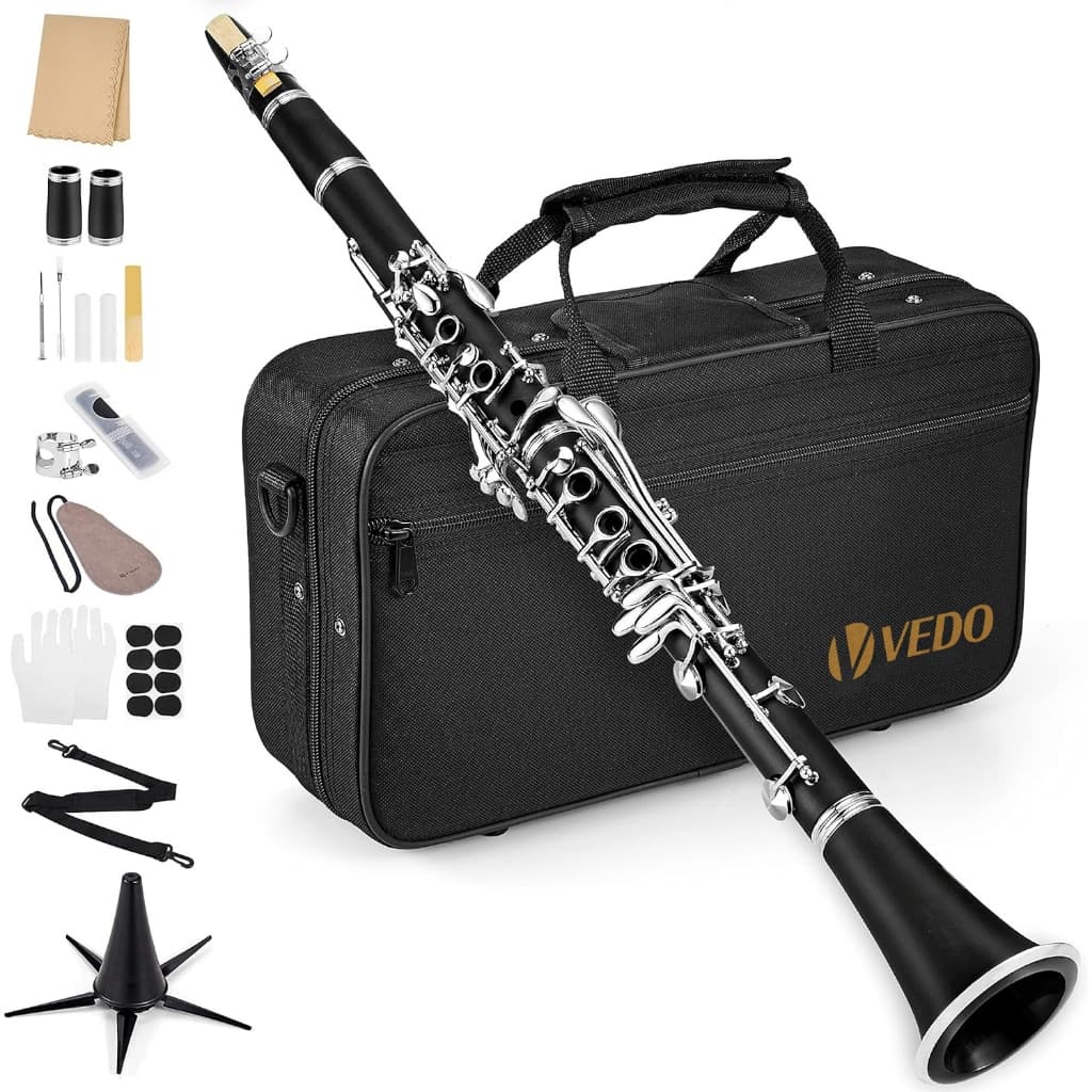 Clarinete Bb Clarinete 17 Teclas 6 Anéis Blackwinds Clarinete Profissional Instrumentos Musicais de Sopro de Madeira