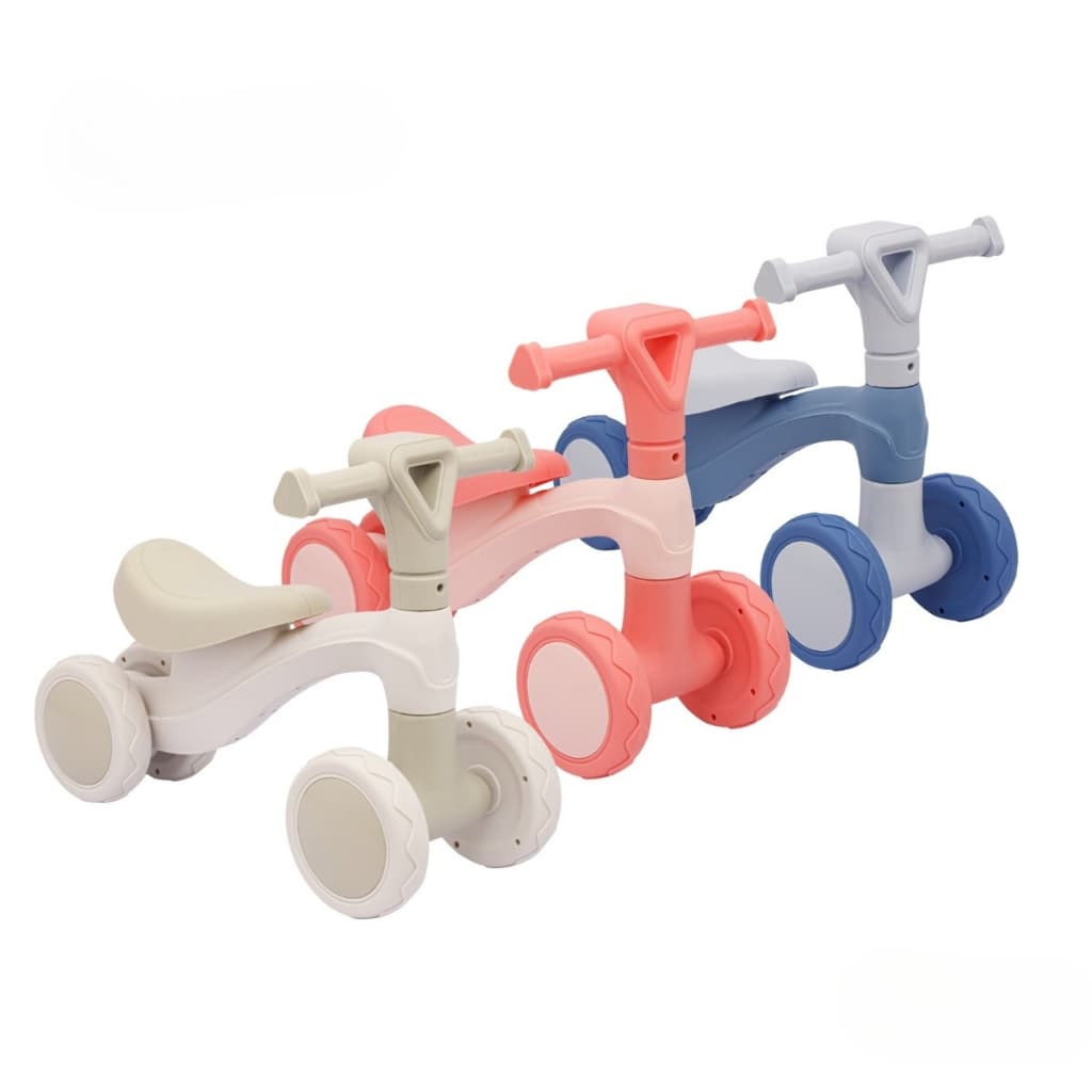 Bicicleta Andador Equilíbrio Sem Pedal 4 Roda Zippy Toys