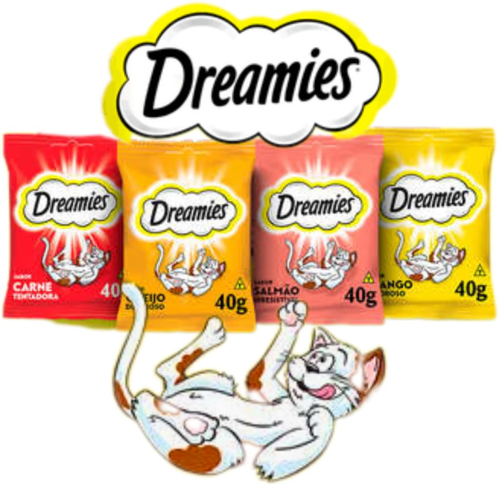 Petisco Dreamies Para Gatos Adultos 40 g