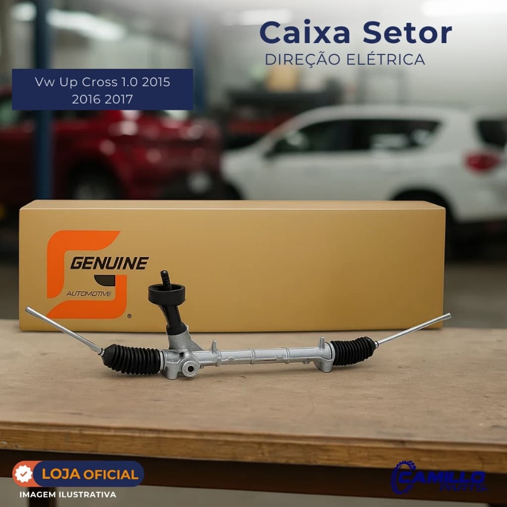 Caixa Direção VW Up 2014 a 2020 Cross Original Genuine Automotive