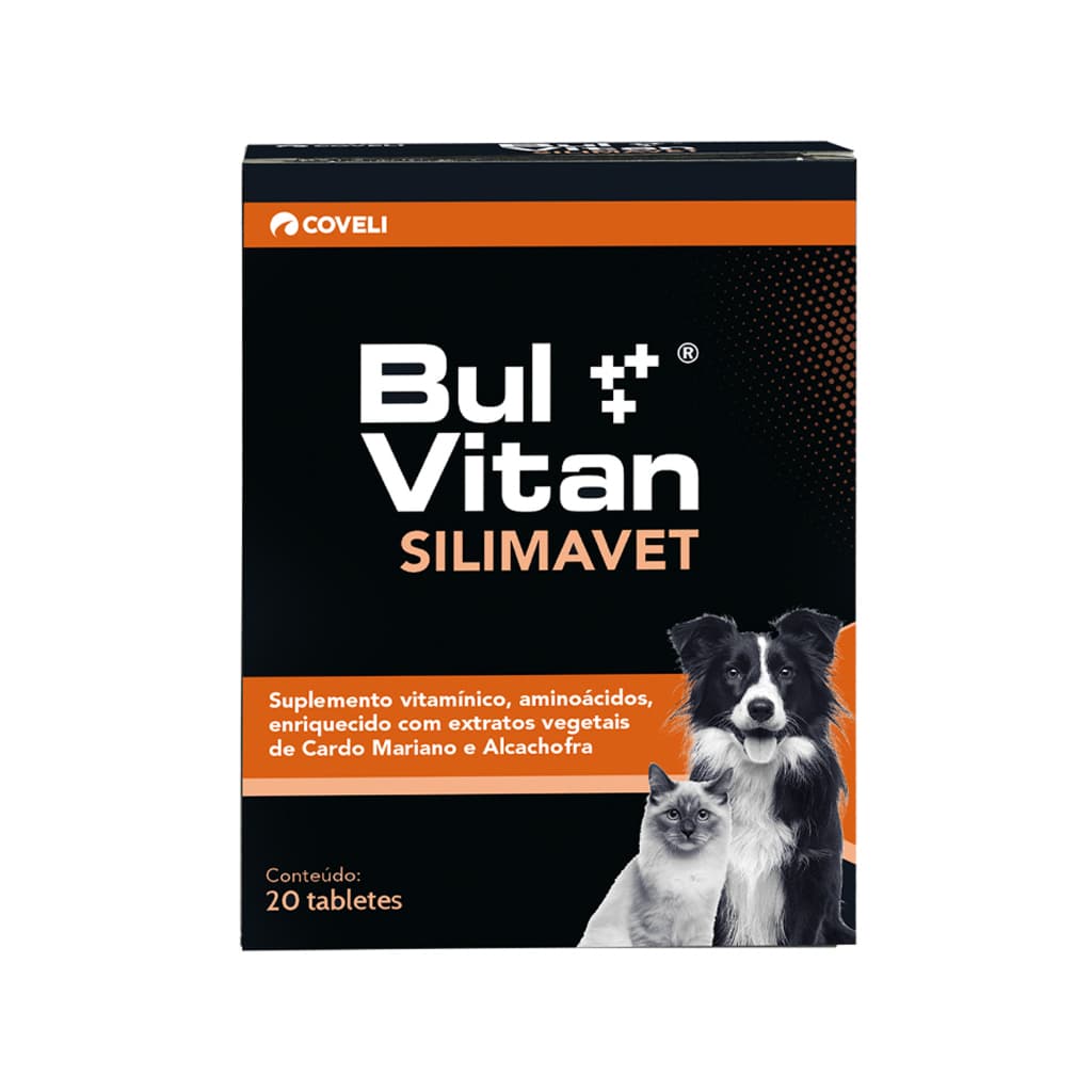 Bulvitan Silimavet para Cães e Gatos 20 Tabletes