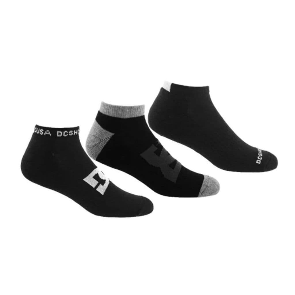 Meia Dc Shoes Kit 3 Soquete Preto