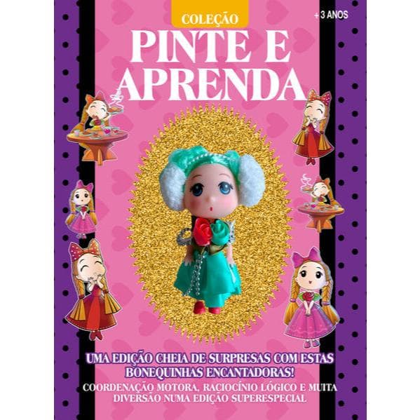 Coleção Pinte e Aprenda - Bonequinhas Sweet Toys