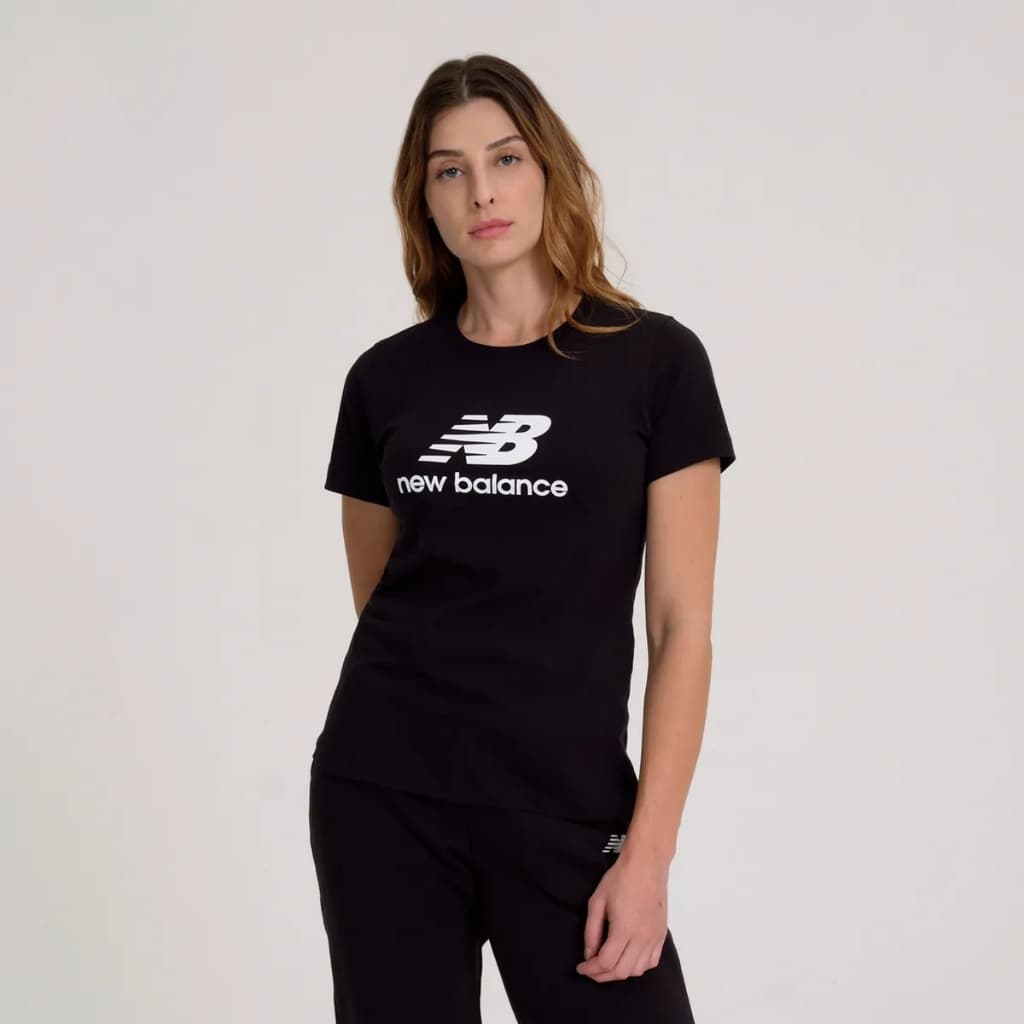 Camiseta New Balance Essentials Feminina Lançamento Original