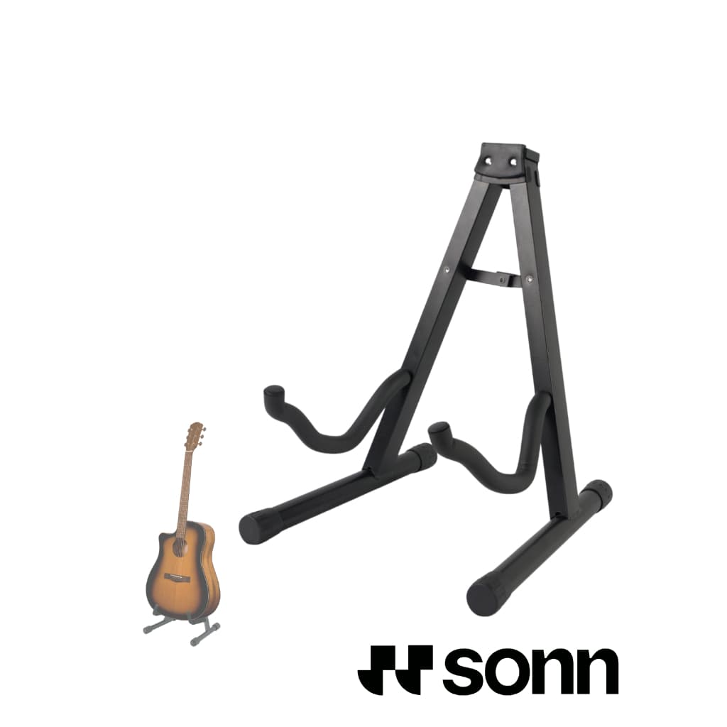 suporte para violão e guitarra Sonn suporte de chão, instrumentos musicas de corda