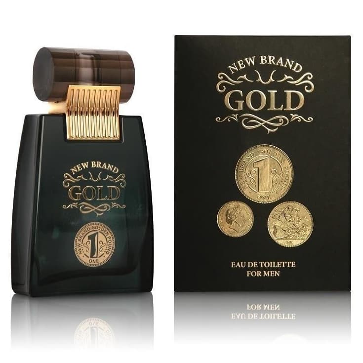 New Brand Prestige Gold Perfume Masculino Eau de Toilette 100ml