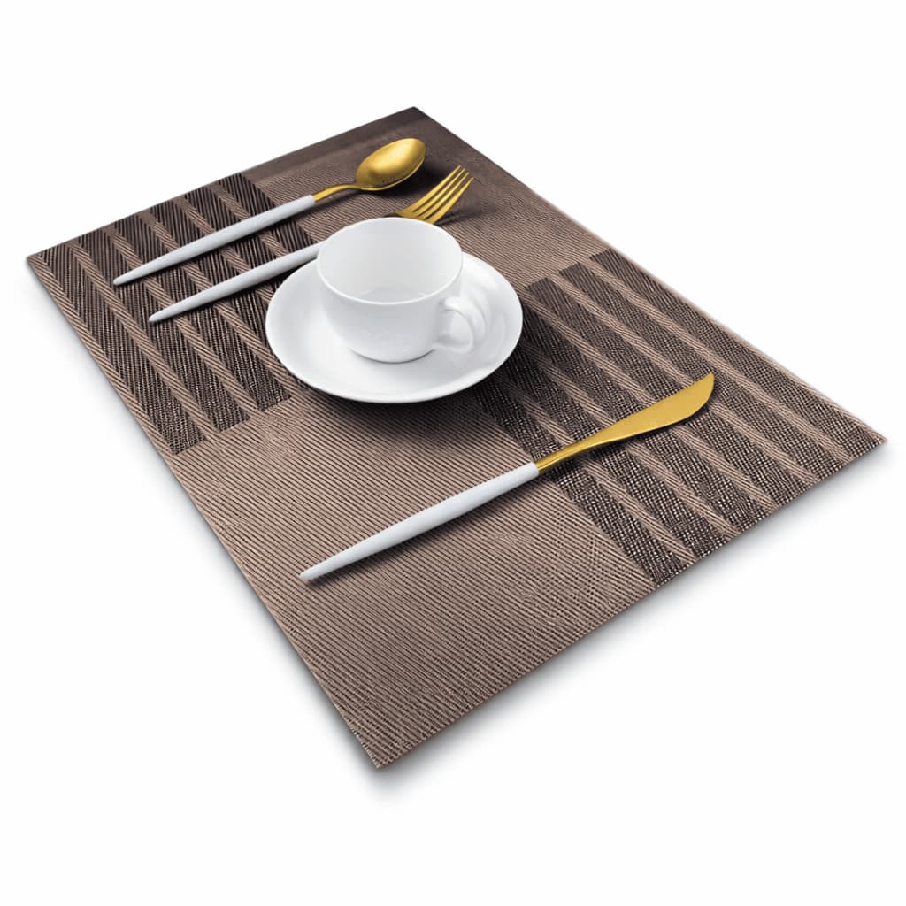 Jogo Americano Protetor De Calor Para Decoração Mesa Posta Cor Marrom 45x30cm CHEF D