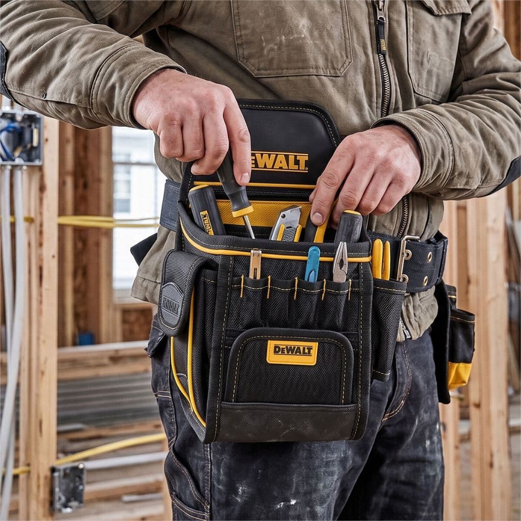 Porta Ferramentas de Cintura Bolsa de Ferramentas Para o Cinto Porta Ferramentas Couro DeWALT