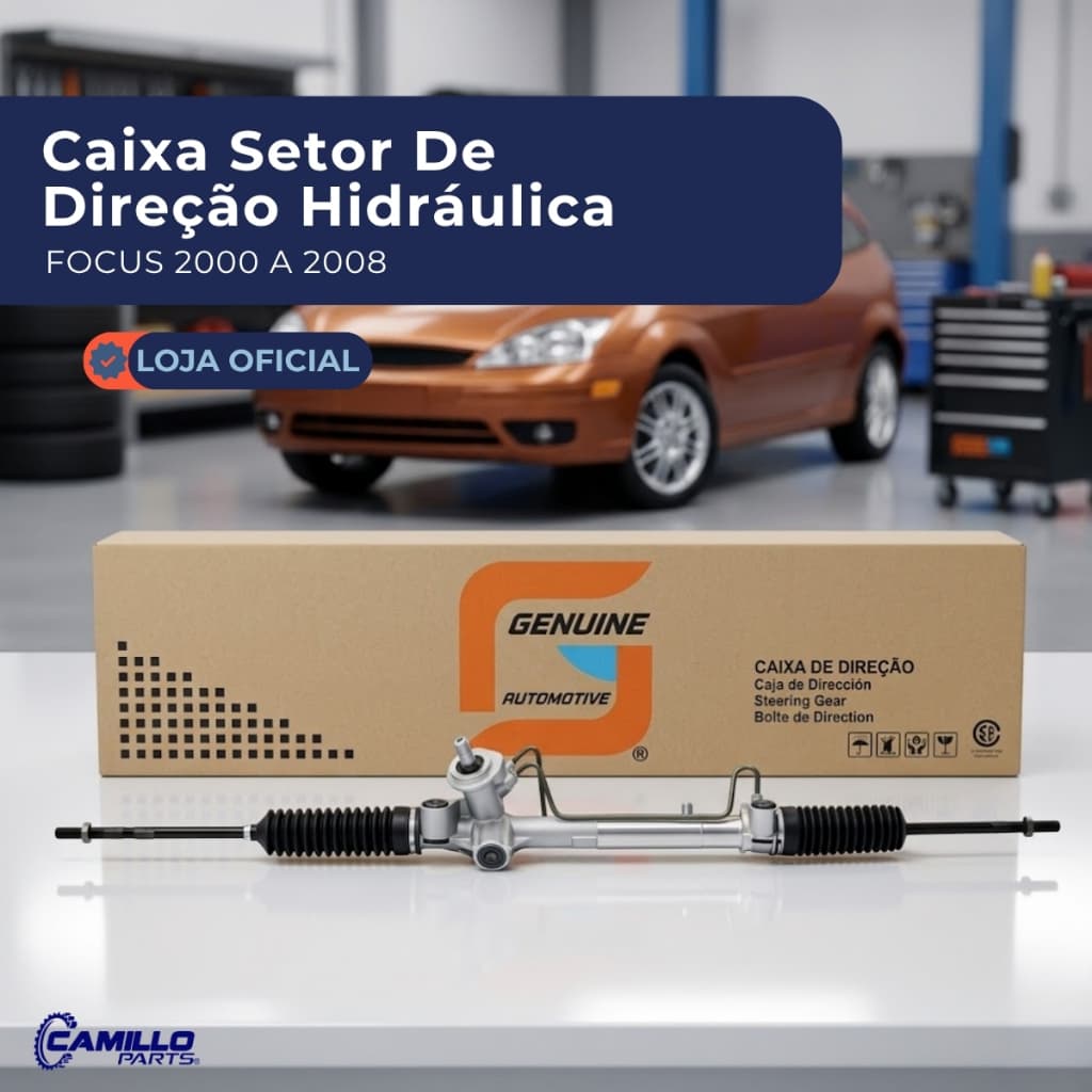 Caixa Setor Direção Hidráulica Ford Focus 2000 a 2008 Genuine Automotive