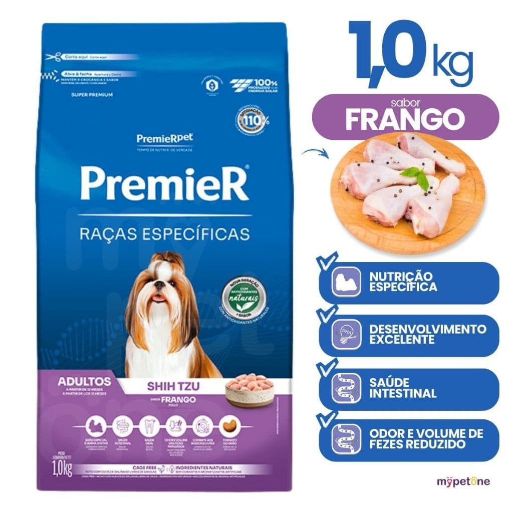 Ração premier-pet 1kg