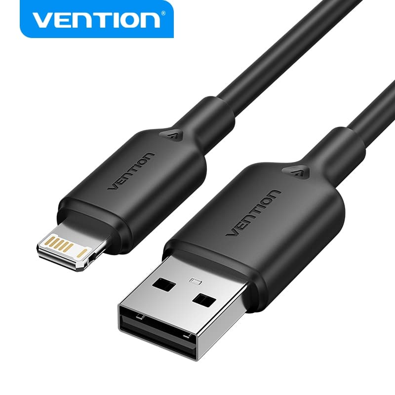 Vention Cabo De Dados USB Para Celular 2.4A Relâmpago De Carregamento Rápido laptops , tablets E Telefones Celulares