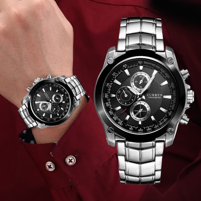 CURREN Fashion Casual Men's Quartz Watch Waterproof 8025XS