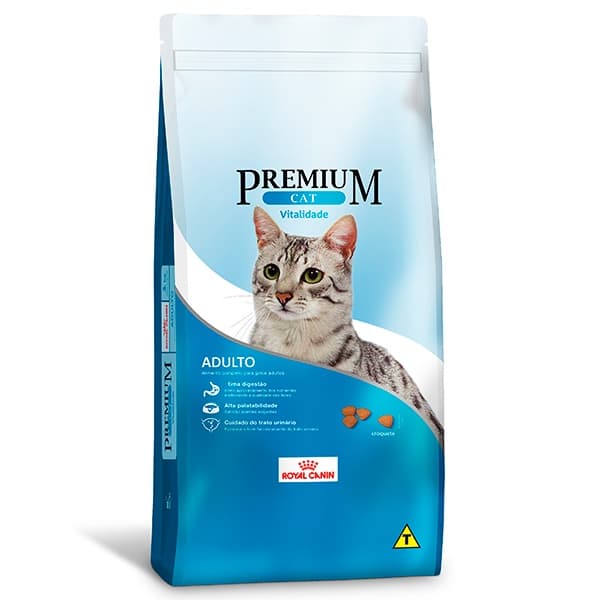 Ração Royal Canin Premium Cat Vitalidade para Gatos Adultos - 10,1Kg