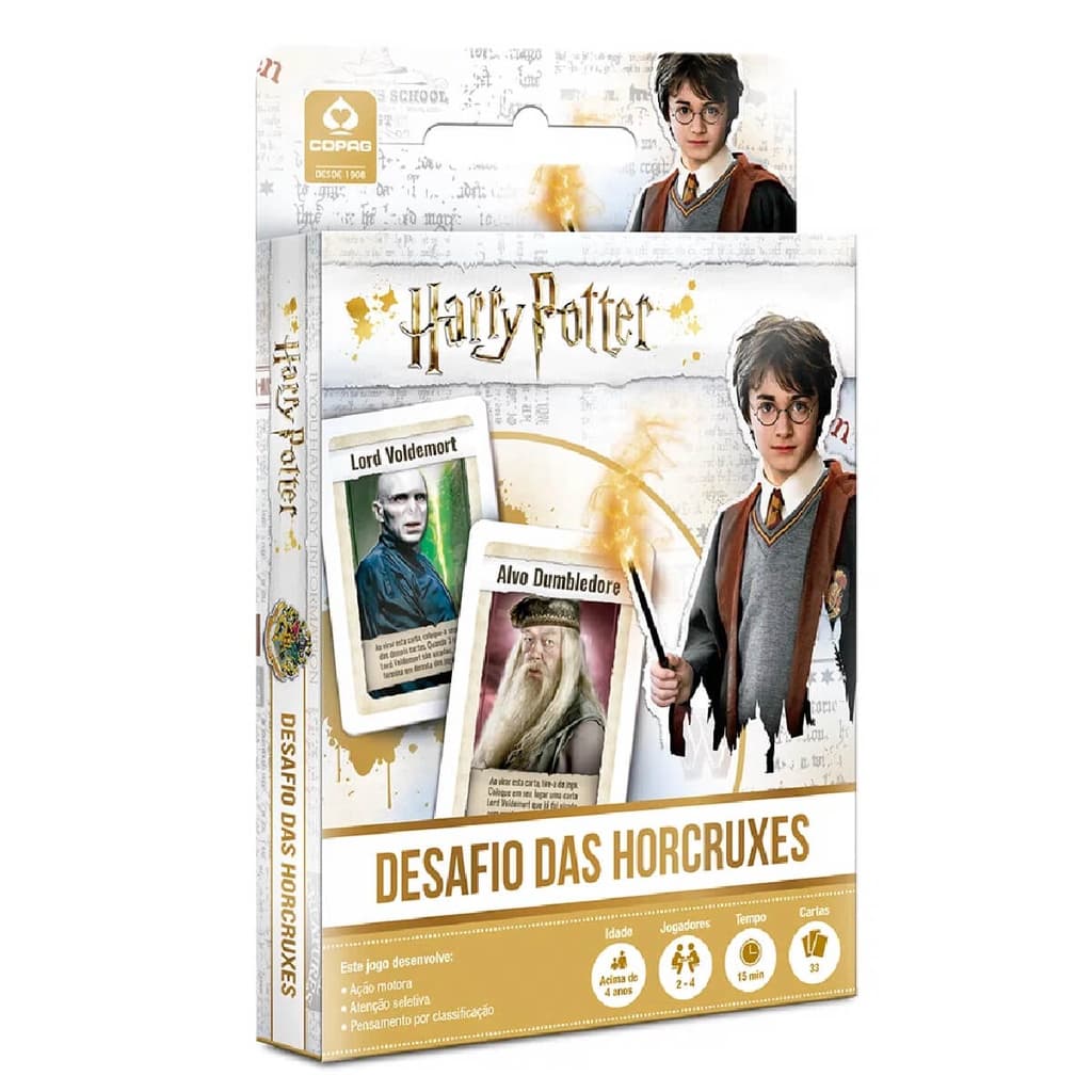 Jogos Brinquedos Carton Harry Potter Desafio Das Horcruxes Copag - 99442