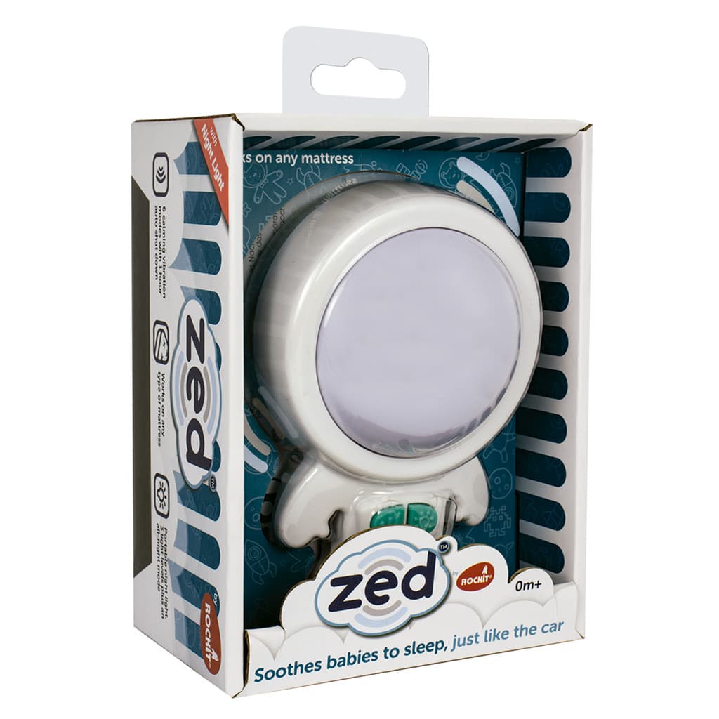Luminária Vibratória Sons Para Ninar Ruido Branco Zed