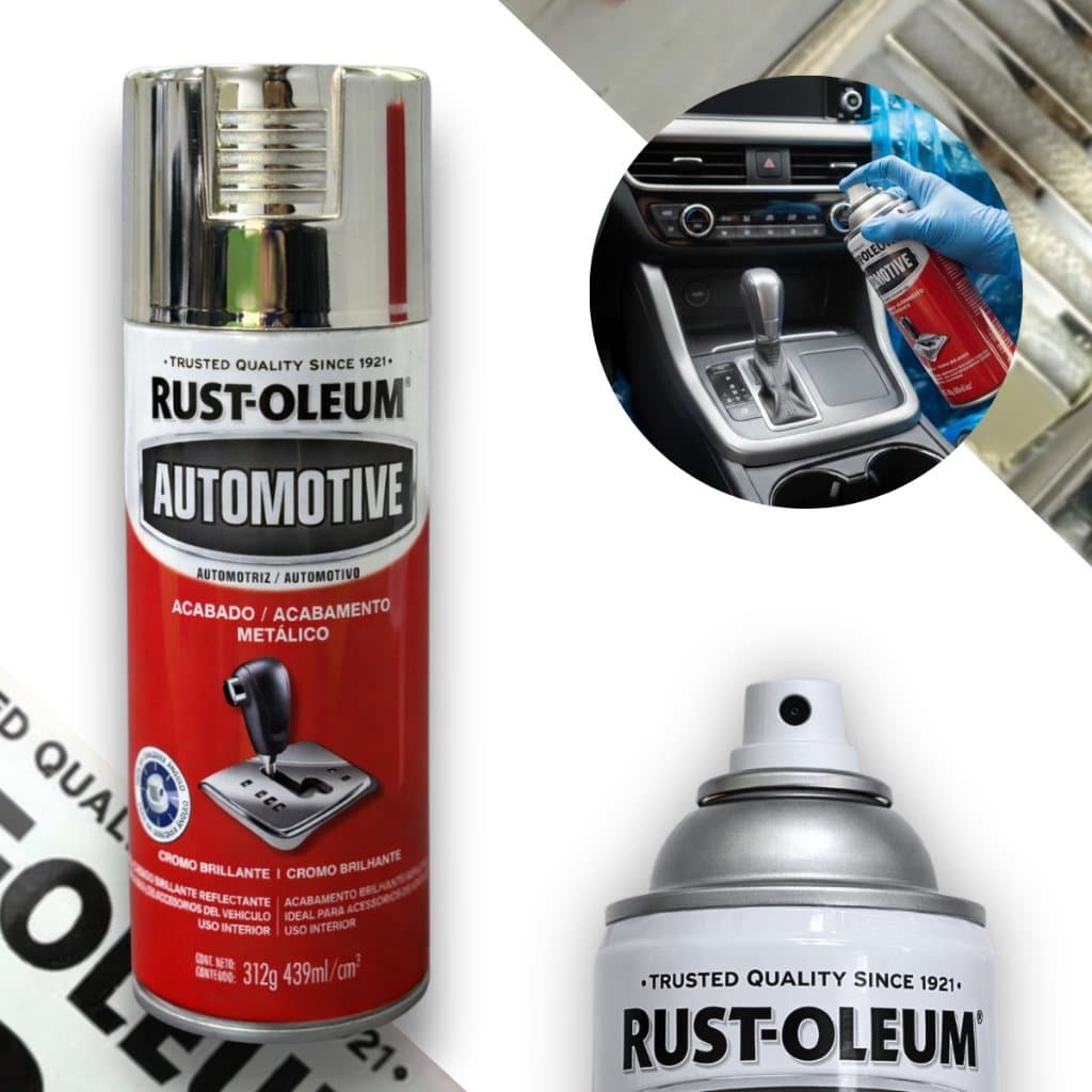 Spray Automotive Metálico  Brilhante Uso Interior Rust Oleum