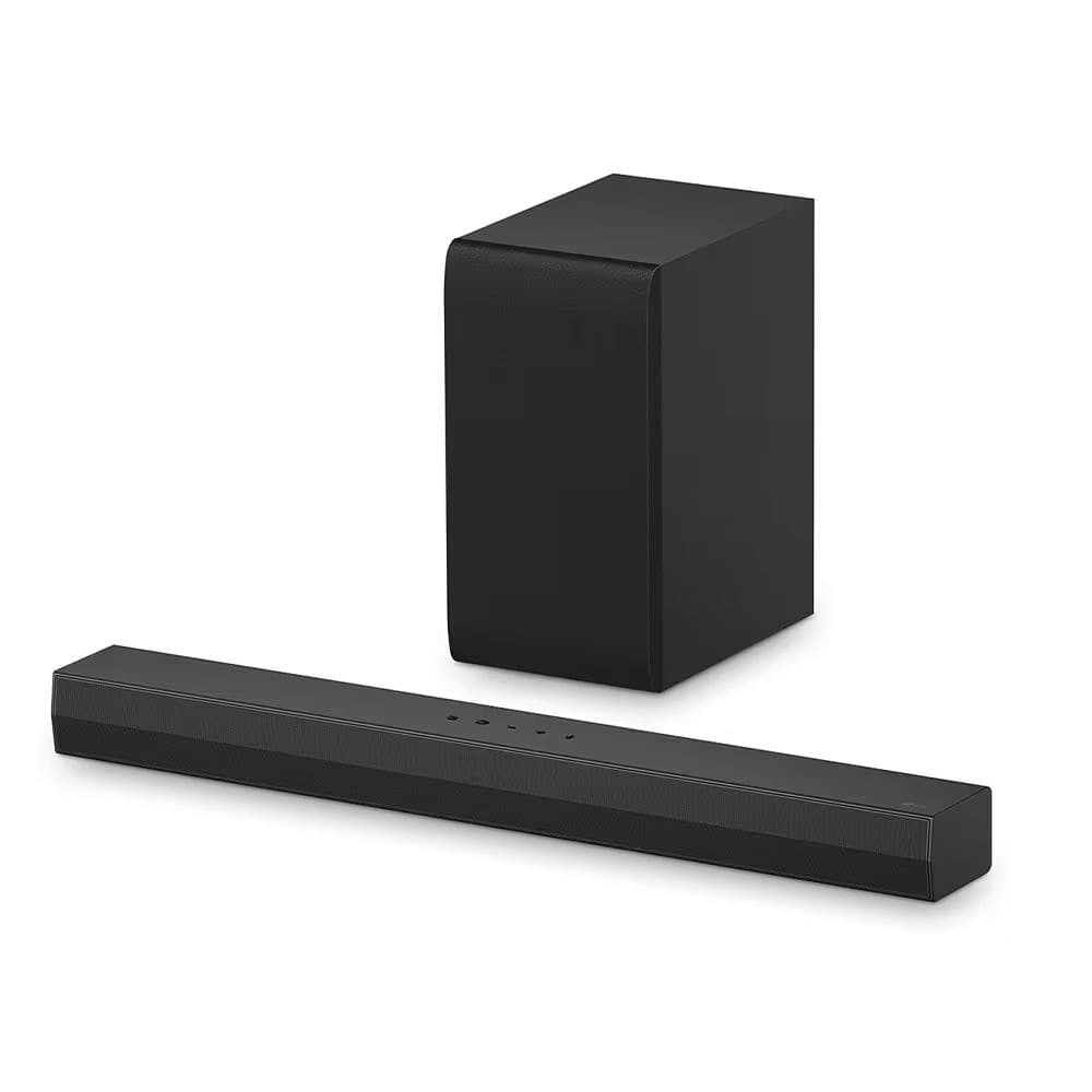 Soundbar S40T com 2.1 Canais, Dolby Digital, Sem Fios, Bluetooth 5.3, Entrada ptica, HDMI e AI Sound Pro 300W RMS LG