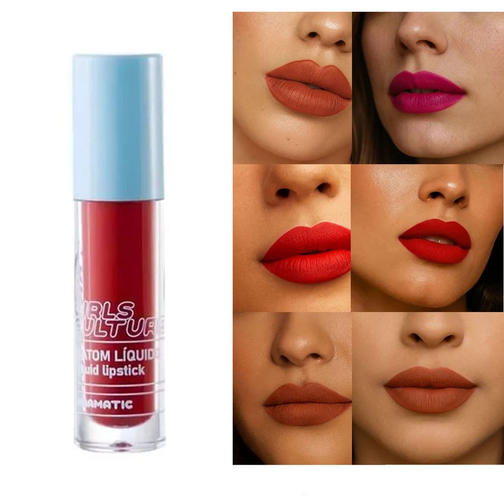 Batom Liquido Ruby Rose Popstar Girls Culture Hbl6204