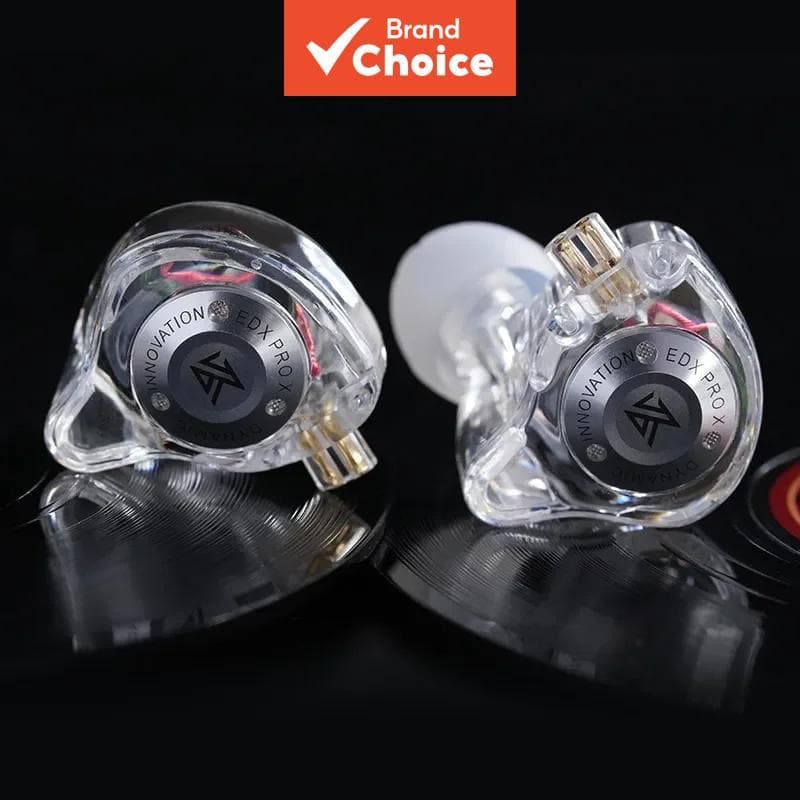 KZ Edx Pro Fones De Ouvido X Monitores Intra-Auriculares Com Fio À Prova D'água HiFi Stereo Bass Profissional Audiófilo