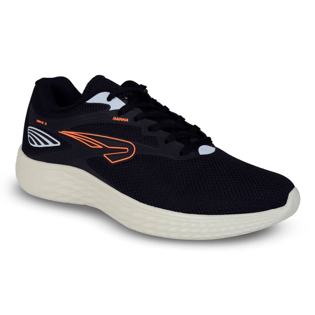 Tênis Rainha Drive III Unissex Academia Corrida Caminhada Fitness Treino Macio Respirável