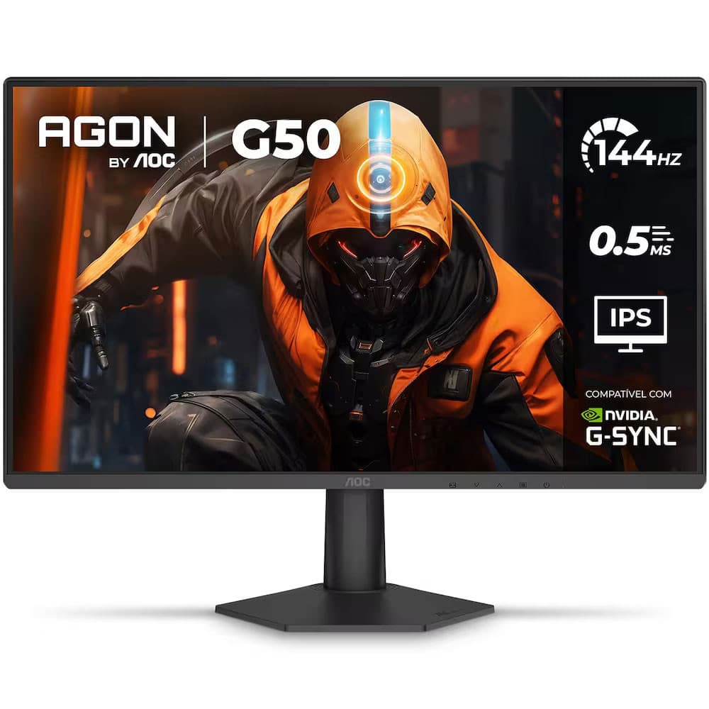 Monitor Gamer 27 AGON 27G50F 144Hz G-Sync 0,5ms HDR10 AOC