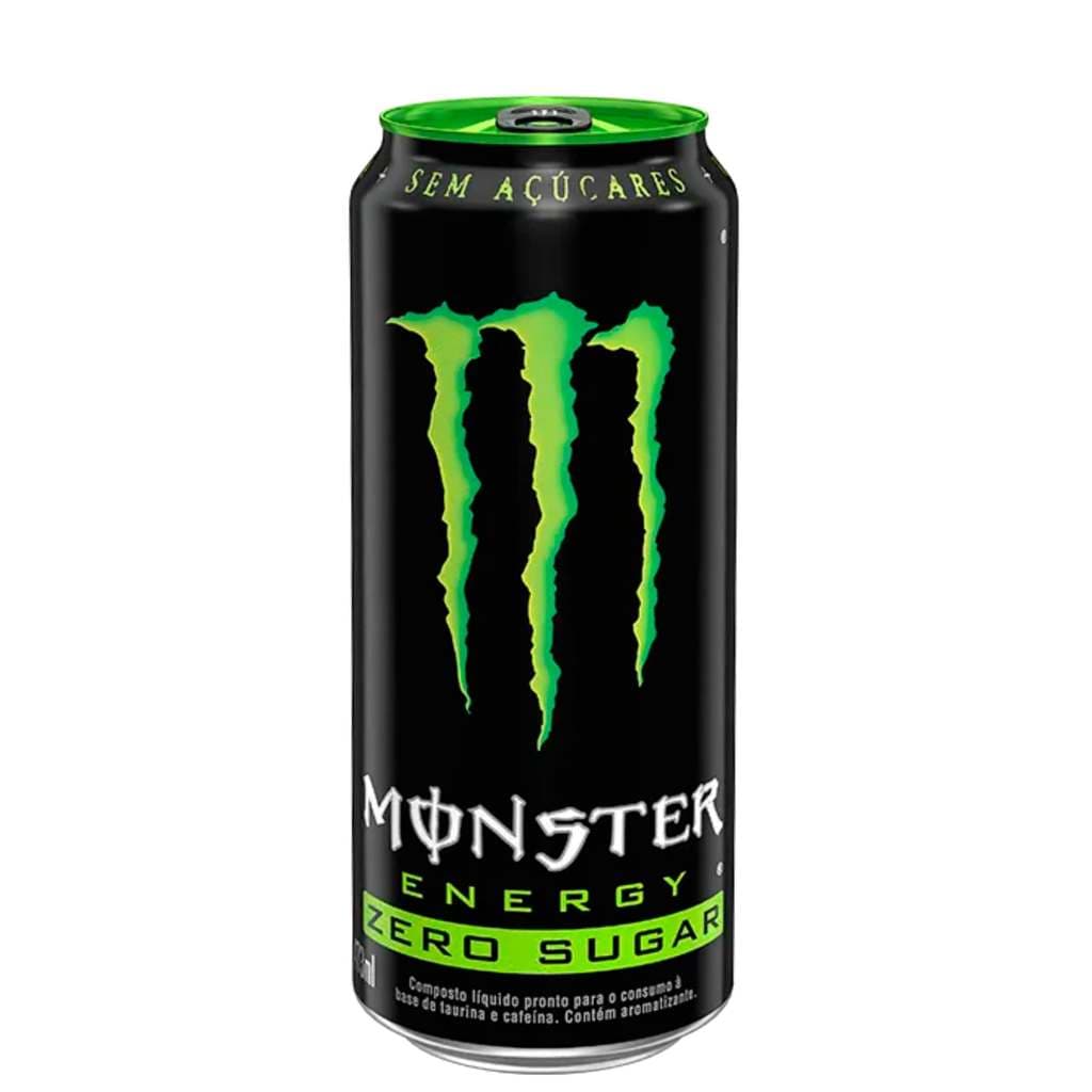 Energético Monster Energy Zero Açúcar Lata 473ml